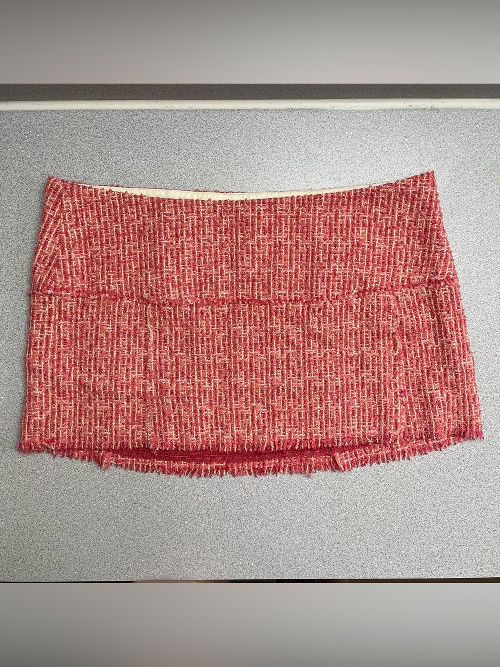 Vintage Y2K Abercrombie & Fitch 2000s Tweed Mini Skirt